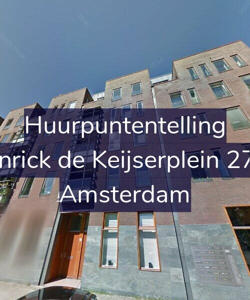 Foto gevel Huurpuntentelling voor Henrick de Keijserplein 27-A, Amsterdam