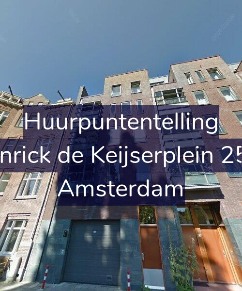 Foto gevel Huurpuntentelling voor Henrick de Keijserplein 25-E, Amsterdam