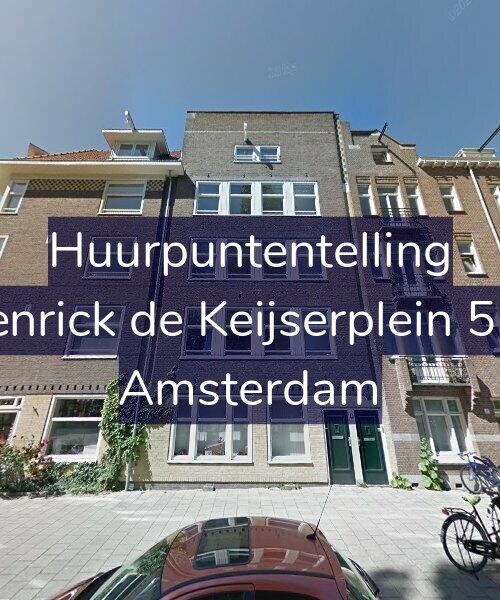Foto gevel Huurpuntentelling voor Henrick de Keijserplein 5-H, Amsterdam