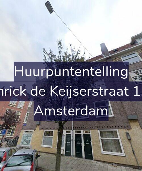Foto gevel Huurpuntentelling voor Henrick de Keijserstraat 15-2, Amsterdam
