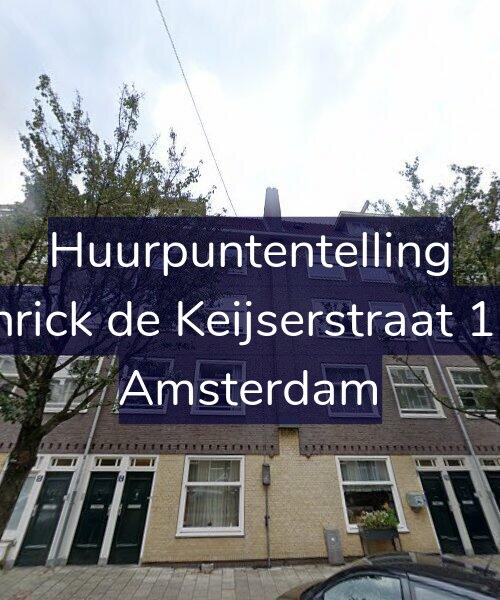 Foto gevel Huurpuntentelling voor Henrick de Keijserstraat 17-1, Amsterdam