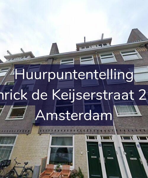 Foto gevel Huurpuntentelling voor Henrick de Keijserstraat 26-1, Amsterdam