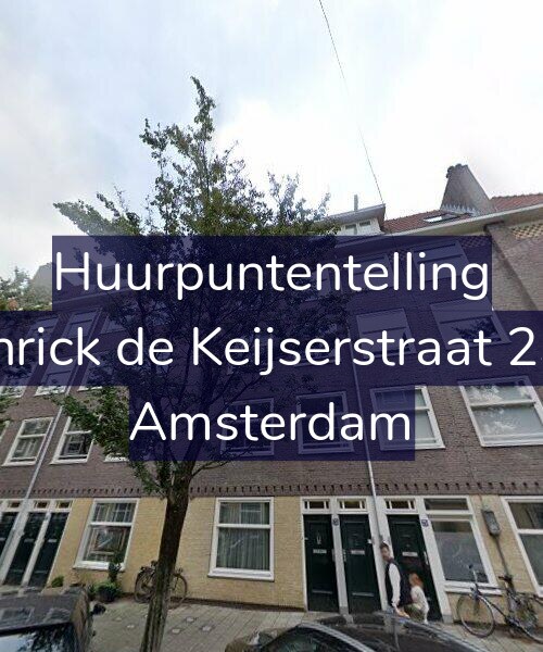Foto gevel Huurpuntentelling voor Henrick de Keijserstraat 23-2, Amsterdam