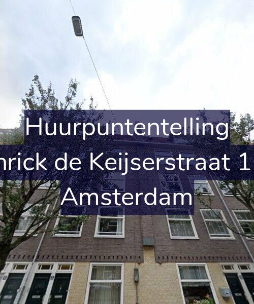 Foto gevel Huurpuntentelling voor Henrick de Keijserstraat 17-3, Amsterdam
