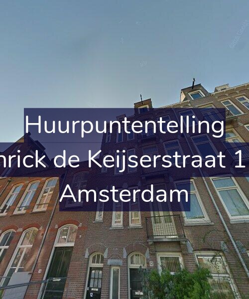 Foto gevel Huurpuntentelling voor Henrick de Keijserstraat 12-3, Amsterdam