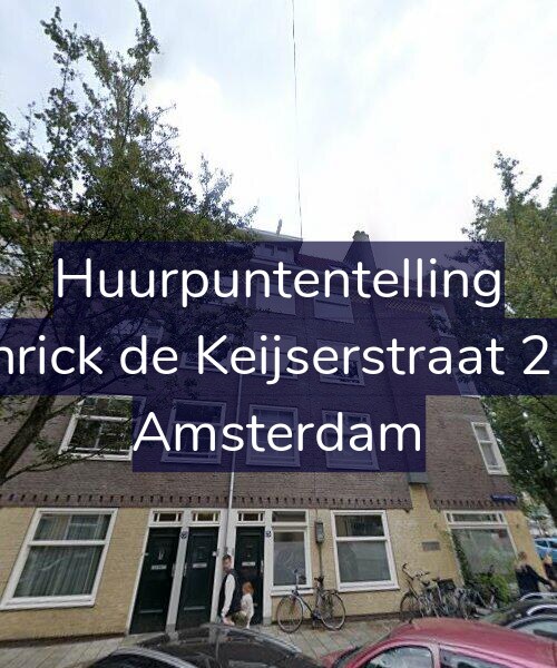 Foto gevel Huurpuntentelling voor Henrick de Keijserstraat 25-1, Amsterdam
