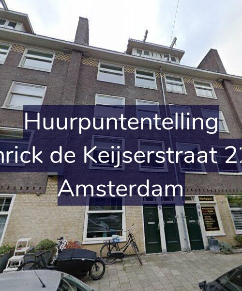 Foto gevel Huurpuntentelling voor Henrick de Keijserstraat 22-H, Amsterdam