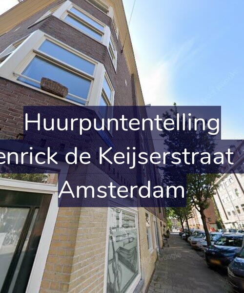 Foto gevel Huurpuntentelling voor Henrick de Keijserstraat 13, Amsterdam