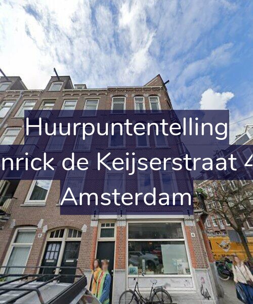 Foto gevel Huurpuntentelling voor Henrick de Keijserstraat 4-2, Amsterdam