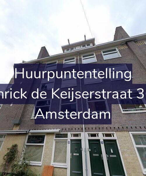 Foto gevel Huurpuntentelling voor Henrick de Keijserstraat 30-1, Amsterdam