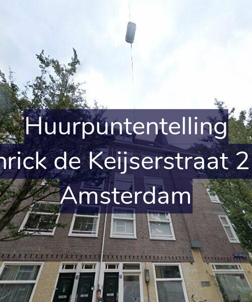 Foto gevel Huurpuntentelling voor Henrick de Keijserstraat 25-2, Amsterdam