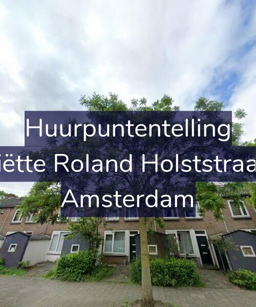Foto gevel Huurpuntentelling voor Henriëtte Roland Holststraat 4-1, Amsterdam