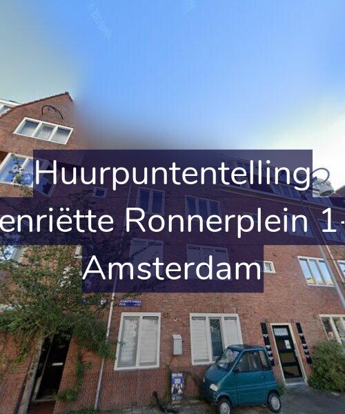 Foto gevel Huurpuntentelling voor Henriëtte Ronnerplein 1-4, Amsterdam