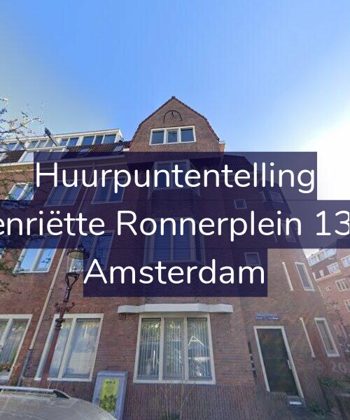 Foto gevel Huurpuntentelling voor Henriëtte Ronnerplein 13-1, Amsterdam