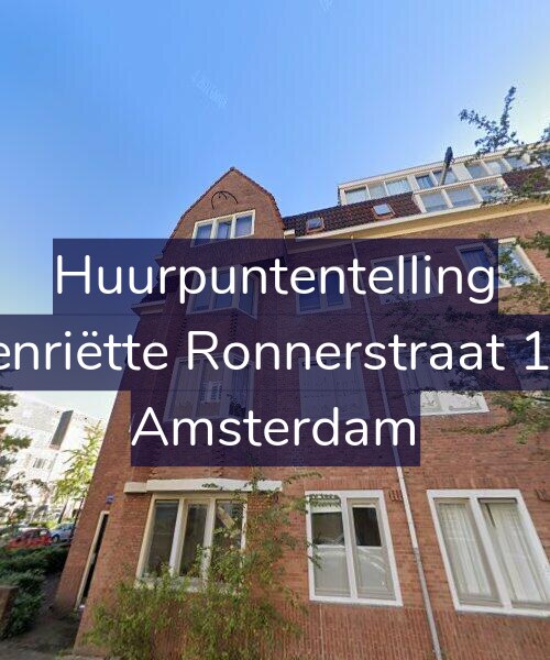 Foto gevel Huurpuntentelling voor Henriëtte Ronnerstraat 1-2, Amsterdam