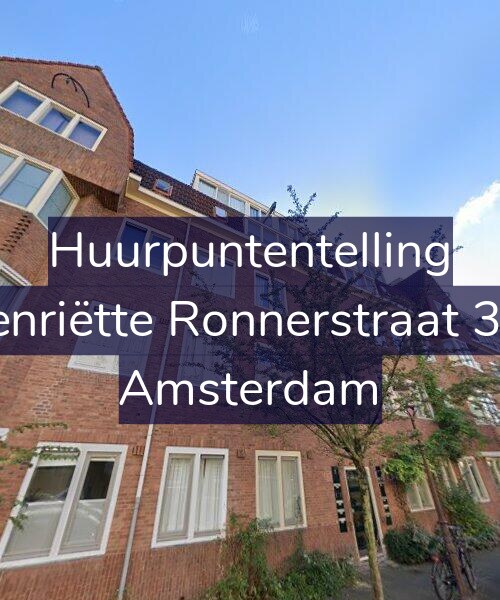 Foto gevel Huurpuntentelling voor Henriëtte Ronnerstraat 3-1, Amsterdam