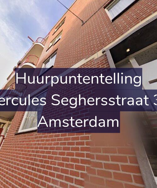 Foto gevel Huurpuntentelling voor Hercules Seghersstraat 31, Amsterdam