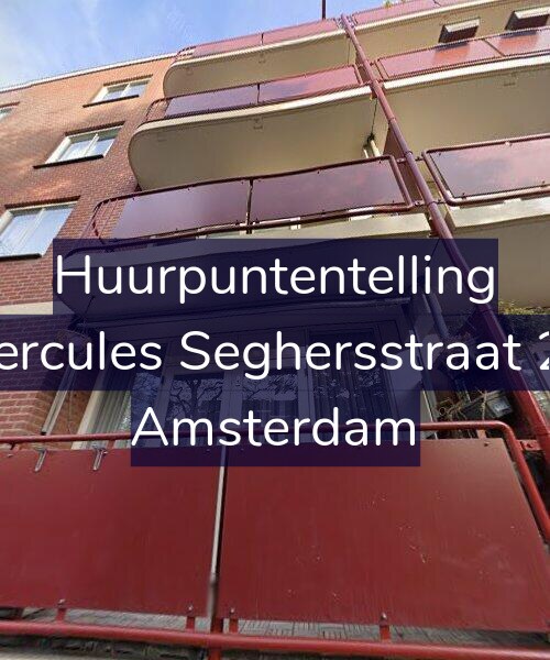 Foto gevel Huurpuntentelling voor Hercules Seghersstraat 25, Amsterdam