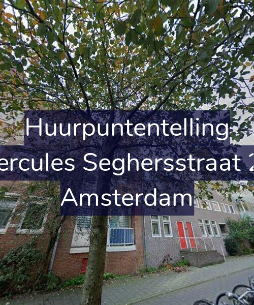 Foto gevel Huurpuntentelling voor Hercules Seghersstraat 26, Amsterdam