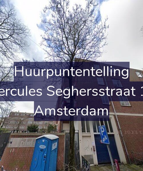 Foto gevel Huurpuntentelling voor Hercules Seghersstraat 12, Amsterdam