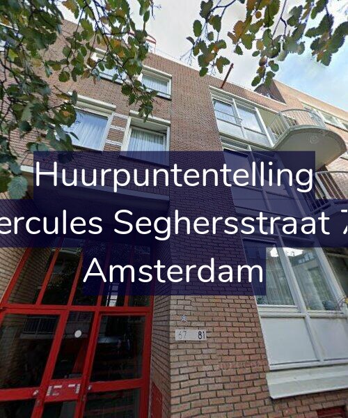Foto gevel Huurpuntentelling voor Hercules Seghersstraat 73, Amsterdam
