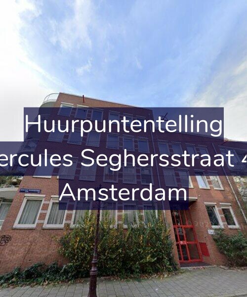 Foto gevel Huurpuntentelling voor Hercules Seghersstraat 40, Amsterdam