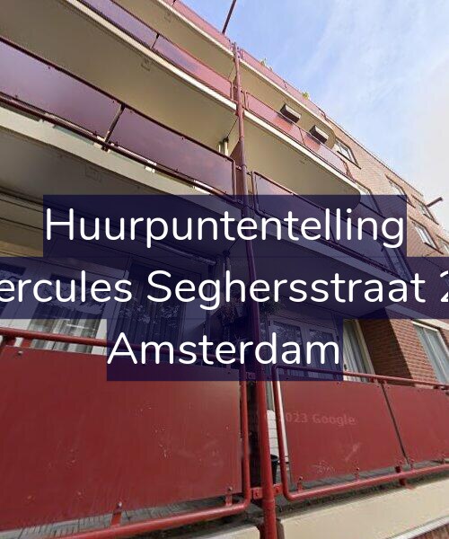 Foto gevel Huurpuntentelling voor Hercules Seghersstraat 29, Amsterdam