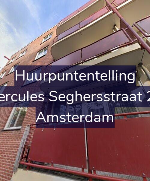 Foto gevel Huurpuntentelling voor Hercules Seghersstraat 21, Amsterdam