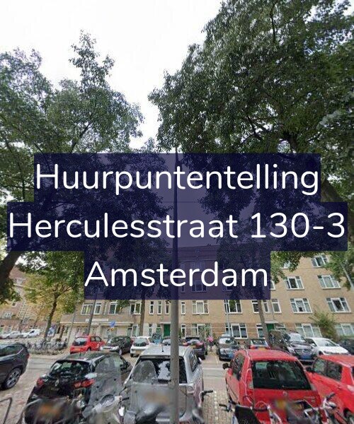 Foto gevel Huurpuntentelling voor Herculesstraat 130-3, Amsterdam