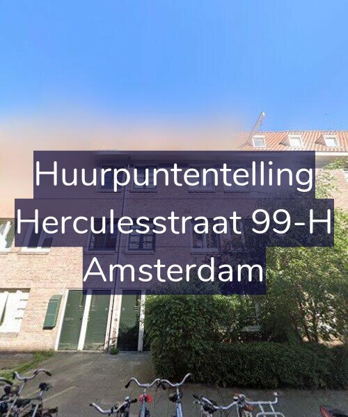 Foto gevel Huurpuntentelling voor Herculesstraat 99-H, Amsterdam