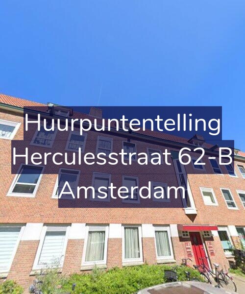 Foto gevel Huurpuntentelling voor Herculesstraat 62-B, Amsterdam