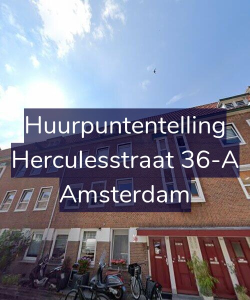 Foto gevel Huurpuntentelling voor Herculesstraat 36-A, Amsterdam