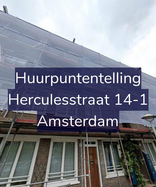 Foto gevel Huurpuntentelling voor Herculesstraat 14-1, Amsterdam