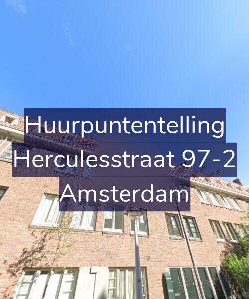 Foto gevel Huurpuntentelling voor Herculesstraat 97-2, Amsterdam