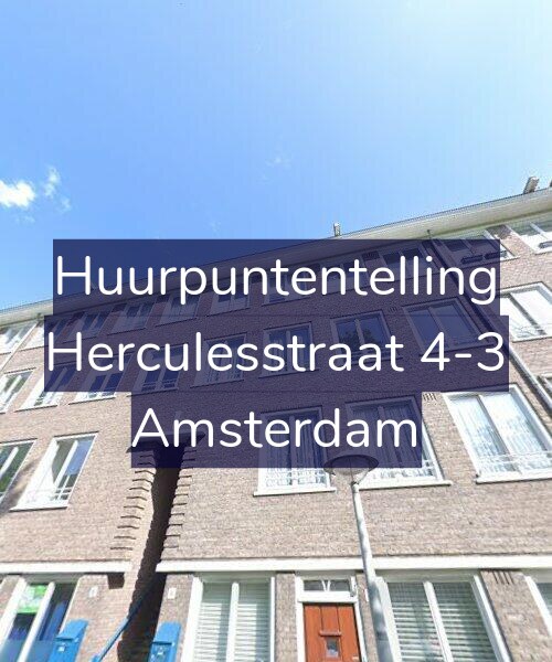 Foto gevel Huurpuntentelling voor Herculesstraat 4-3, Amsterdam