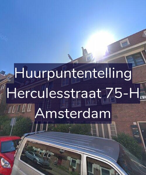 Foto gevel Huurpuntentelling voor Herculesstraat 75-H, Amsterdam