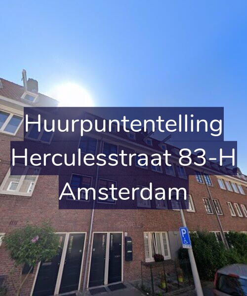 Foto gevel Huurpuntentelling voor Herculesstraat 83-H, Amsterdam