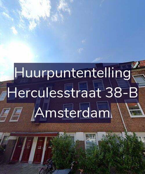 Foto gevel Huurpuntentelling voor Herculesstraat 38-B, Amsterdam