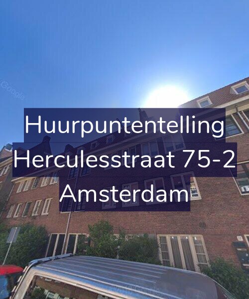 Foto gevel Huurpuntentelling voor Herculesstraat 75-2, Amsterdam