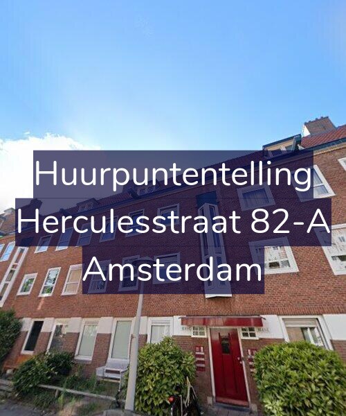 Foto gevel Huurpuntentelling voor Herculesstraat 82-A, Amsterdam