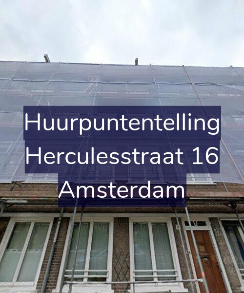 Foto gevel Huurpuntentelling voor Herculesstraat 16, Amsterdam