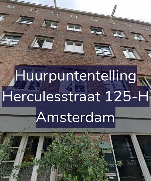 Foto gevel Huurpuntentelling voor Herculesstraat 125-H, Amsterdam