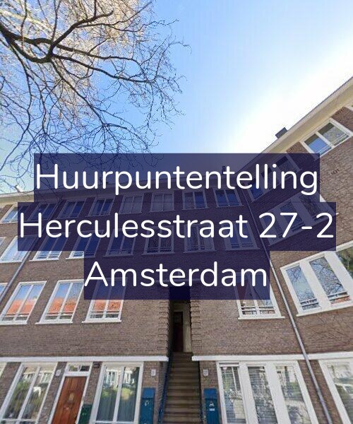 Foto gevel Huurpuntentelling voor Herculesstraat 27-2, Amsterdam