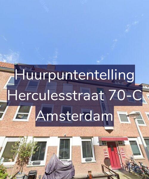 Foto gevel Huurpuntentelling voor Herculesstraat 70-C, Amsterdam