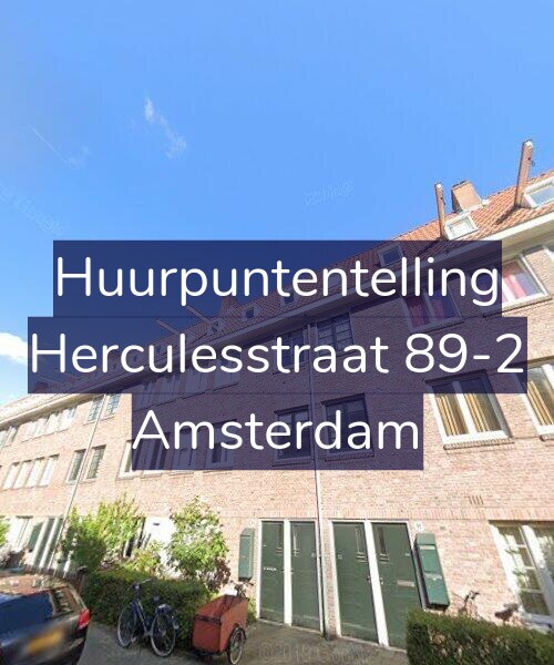 Foto gevel Huurpuntentelling voor Herculesstraat 89-2, Amsterdam