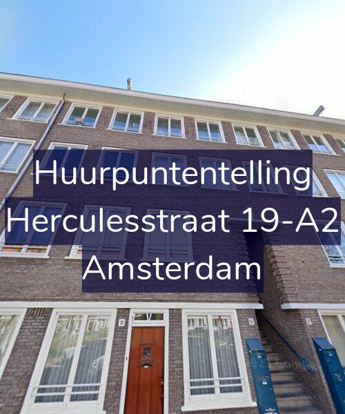 Foto gevel Huurpuntentelling voor Herculesstraat 19-A2, Amsterdam