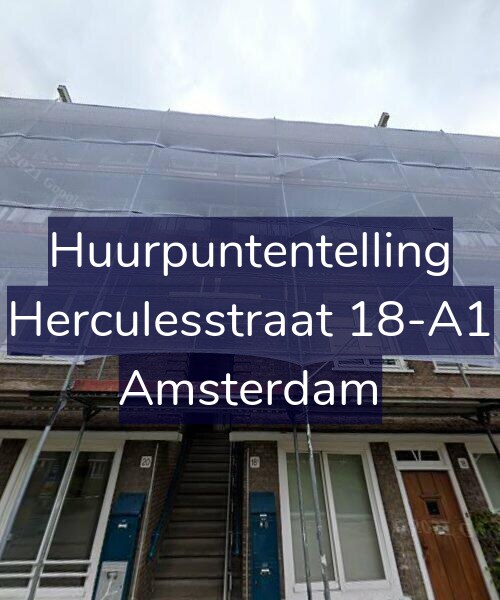 Foto gevel Huurpuntentelling voor Herculesstraat 18-A1, Amsterdam