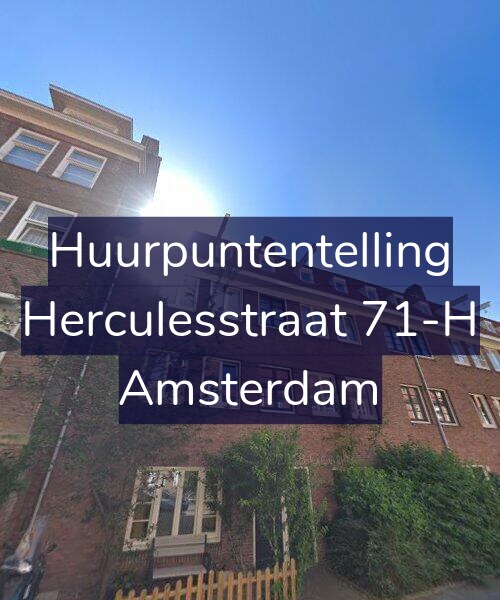 Foto gevel Huurpuntentelling voor Herculesstraat 71-H, Amsterdam