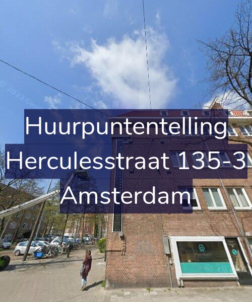 Foto gevel Huurpuntentelling voor Herculesstraat 135-3, Amsterdam