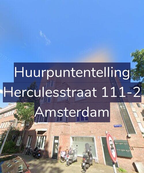 Foto gevel Huurpuntentelling voor Herculesstraat 111-2, Amsterdam